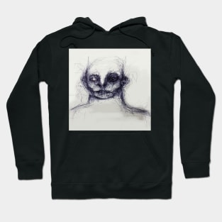 'Something' Hand Drawn & Digital Expression Hoodie